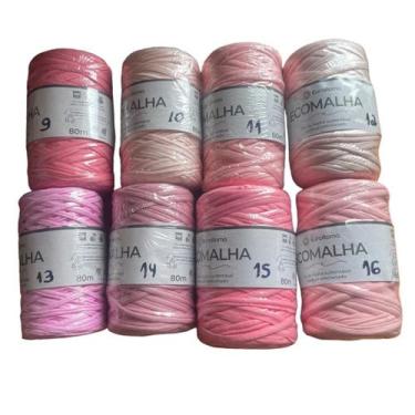 Imagem de Fio De Malha Ecológico Ecomalha Euroroma 80m Crochê Tricô, 3006-Tons d