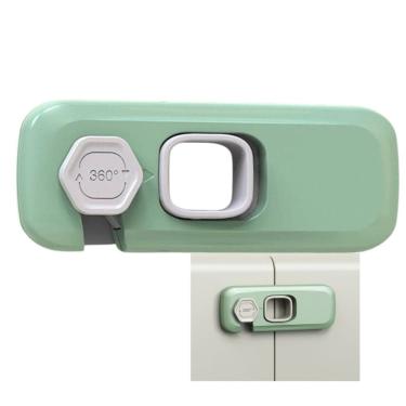 Imagem de Fechadura Trava de Segurança Geladeira Armario Gaveta Protege Bebe Criança Evita Acidente Multiuso Resistente