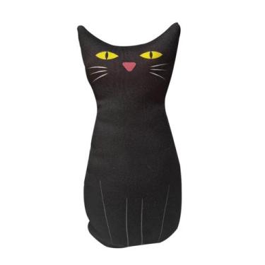 Imagem de Peso de Porta Gatos Kawaii Decoração Divertida - Geek Vip, Gato Preto