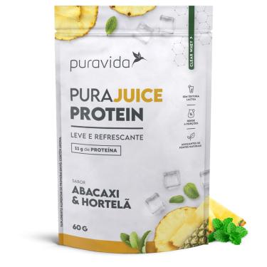 Imagem de Pura Juice Abacaxi c/ Hort 60g - PuraVida
