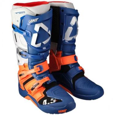 Imagem de Bota motocross leatt 4.5 enduro laranja azul 11 (42/43)