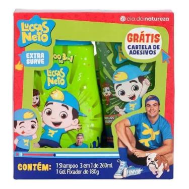 Imagem de Kit Luccas Neto Shampoo e Gel Fixador 2x260ml
