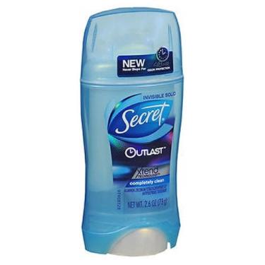 Imagem de Outlast Completely Clean antitranspirante-desodorante sólido invisível 2,6 oz por Secret (pacote com 2)