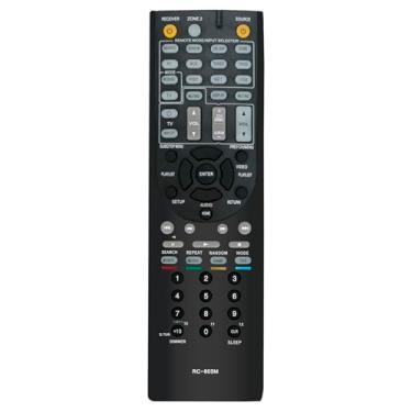 Imagem de RC-803M substitui o controle remoto de áudio e vídeo compatível com receptor AV Onkyo TX-NR609, TXNR609, HT-S7409, HTS7409, HT-S8409, HTS8409, TX-NR609B, TXNR609B Receptores de Home Theater