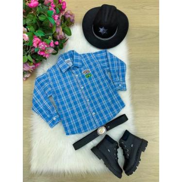 Imagem de Camisa Junina Miss Cherry Rodeio Alan arraiá sao joão quermesse, 4, Az