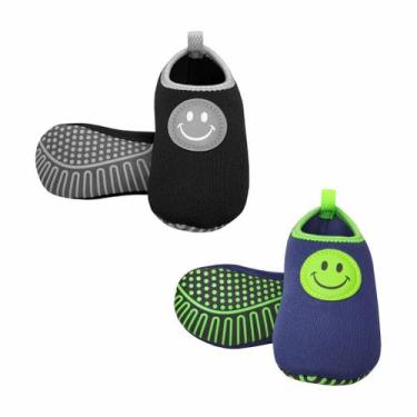 Imagem de Kit Sapatilha Infantil Antiderrapante Magicc Kids S099 S098, 23/24