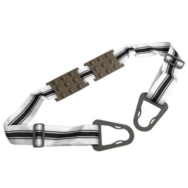 Imagem de simhoa Máquina de vibração de cinto de massagem em esteira para equipamentos de exercícios versáteis da cintura com exercícios abdominais de suporte