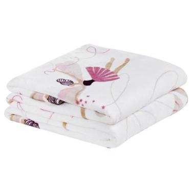 Imagem de Cobertor Fantasy Solteiro Infantil Mantinha Flannel Estampada - Bailar