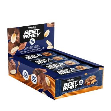 Imagem de Best Whey Bar Display Atlhetica Nutrition Peanut Caramel