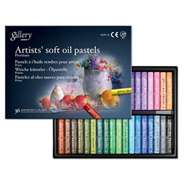 Imagem de Mungyo Gallery Soft Oil Pastel para artista Premium 36 cores desenho MOPV36
