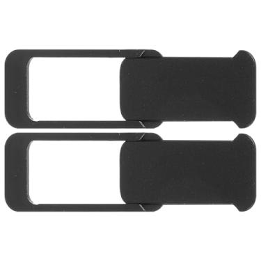 Imagem de 2 peças de capa de webcam de computador para laptop, laptops, acessórios de computador, laptop, adesivos de web e controle deslizante abdominal