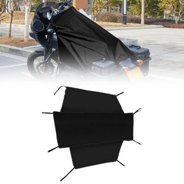 Imagem de Dream Apparel Capa de assento de motocicleta proteção solar impermeável ao ar livre chuva proteção contra poeira ajuste universal resistente à prova de vento capa de veículo motocicleta com bolsa de