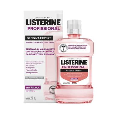 Imagem de Antisséptico Bucal Listerine Profissional Gengiva Expert 250ml