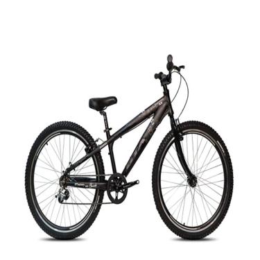 Imagem de Bicicleta Aro 26 Freeride Gta Garfo Rigido Freio V-brake Preta Ads Branco