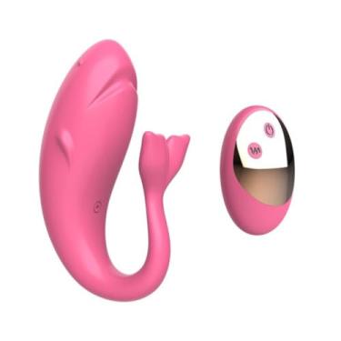 Imagem de Vibrador Ponto G Whale 10 Modos De Vibração Com Controle Discreto Compacto e Recarregável [PINK]