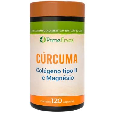 Imagem de CURCUMA COLAGENO TIPO II E MAGNESIO 120CPS PRIME ERVAS
