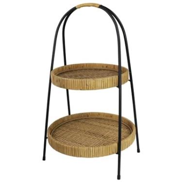 Imagem de HomArt Cayman Suporte de 2 camadas, vime