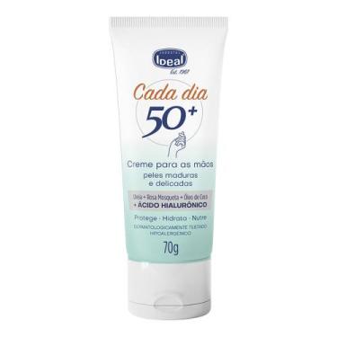 Imagem de Creme para as Mãos Ideal Cada Dia 50 Mais Pele Maduras e Delicada 70g