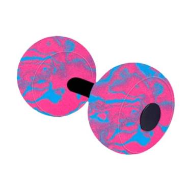 Imagem de oshhni Halteres para exercícios aquáticos, exercícios aeróbicos aquáticos profissionais, condicionamento físico em piscina, adultos, treinamento de natação, Rosa E Azul