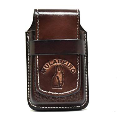Imagem de Bainha Porta Celular Rústica Universal Em Couro Atrevidus - Atrevidu's