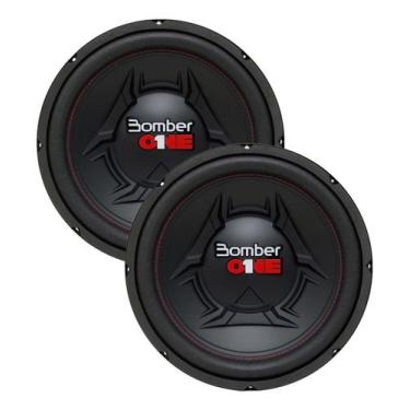 Imagem de Par Subwoofer 12  Bomber One 200 Watts Rms 4 Ohms - Kit de Produtos