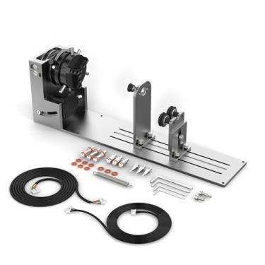 Imagem de NEJE R6 Individual A-Axis 9 em 1 Rotary Novo Acessório Rotativo Nível Micron para Gravadores a Laser, Operação Rápida Chuck Roller Rotary Laser Gravador Acessórios de Gravação