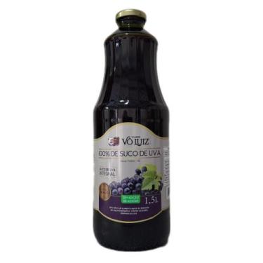 Imagem de Suco vo luiz integral de uva bordo garrafa vidro 1,5l - Vinícola Vô Lu