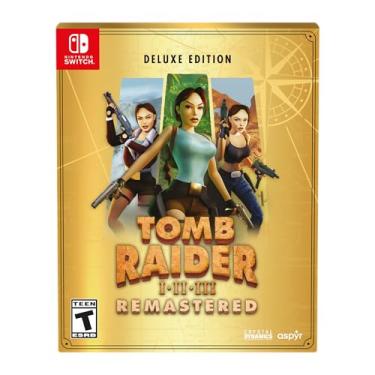 Imagem de Tomb Raider I-III Remastered Starring Lara Croft Deluxe Edition Switch