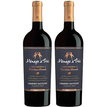 Imagem de Kit 2x Vinhos Tintos EUA Trinchero Menage a Trois Bourbon Barrel