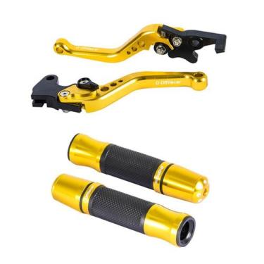 Imagem de Kit Off Racer Esportivo Manopla Jupiter Manete Ajustavel Haojue DK 150