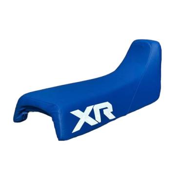 Imagem de QK RACING Capa de assento premium Multi Grip - Compatível com Honda XR200R XR250R SEAT Capa 1984 a 1985 modelo azul