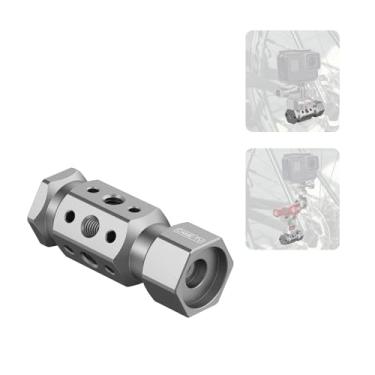 Imagem de CameTV Suporte de câmera de eixo de bicicleta para GoPro/Insta360, acessório de bicicleta multiinterface de liga de alumínio com furos de 1/10.2 cm-20 parafusos e bloqueio M5 - Compatível com ciclismo