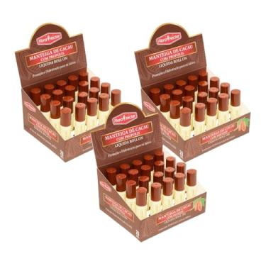 Imagem de Kit 3 Display Protetor Labial Rollon Manteiga Cacau própolis