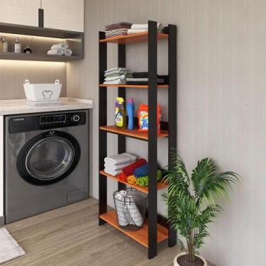 Imagem de Armário Multiuso Lavanderia Organizador - Movlar, Preto Nature