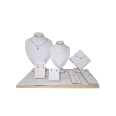 Imagem de Kit Expositor de Jóias 8 Peças Didhara Queen Luxo