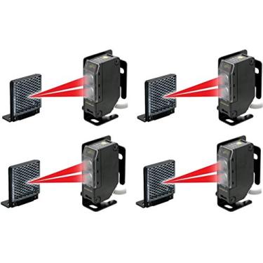 Imagem de Seco-Larm E-931-S35RRQ Enforcer Sensor de feixe fotoelétrico montado na parede para ambientes internos/externos com alcance de 35 metros (embalagem com 4)