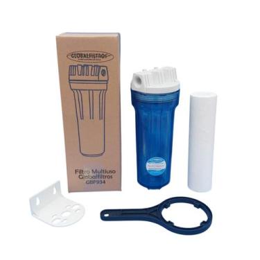 Imagem de Filtro Cristal multiuso refil polipropileno para impurezas R1/2 - GLOB