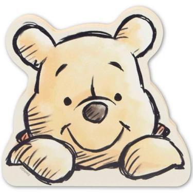 Imagem de Disney Ursinho Pooh Shelf Sitter Decor - Adorável Pooh Bloco de Madeira Decoração de Mesa para Casa