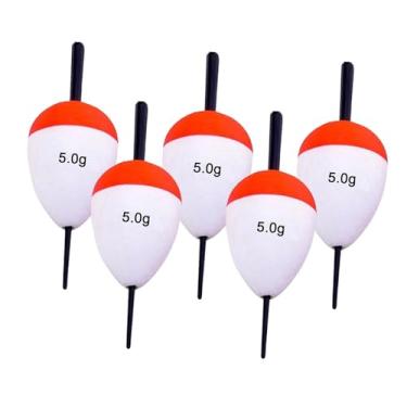 Imagem de UGPLM 5 peças de bóias de pesca, bóias de alta flutuabilidade, de espuma, conjunto para pesca de, peixe-gato e, 5g