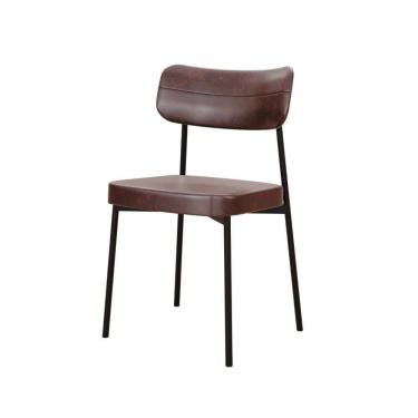 Imagem de Cadeira Mynna Fixa C/4 Pes 525 X 470 X 790 Mm C/1 Un. Courino Café Courino Café