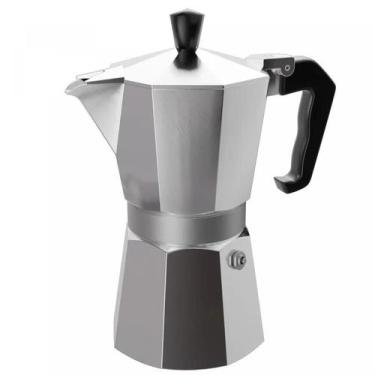 Imagem de Cafeteira Italiana de alumínio 6 doses - 300 ml - Lyor