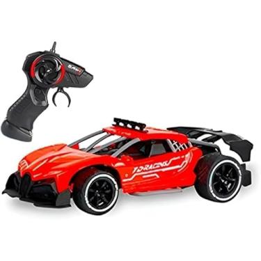 Imagem de Carrinho De Controle Remoto Brinquedo Infantil Criança (Vermelho)