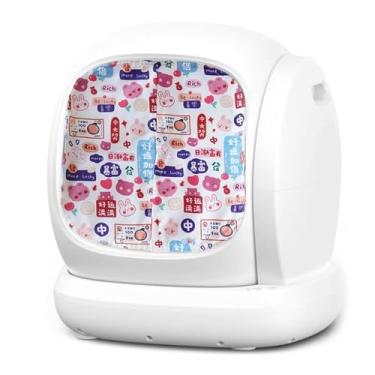 Imagem de Cortina para autolimpeza C20 caixa de areia para gatos, reduz o salto de areia de gato, impede odores da caixa de areia autolimpante (vermelha)