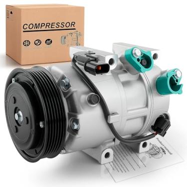 Imagem de Dacall Compressor de ar condicionado AC com embreagem para Hyundai Sonata L4 2.0L/2.4L (2011-2014), para Kia Optima L4 2.0L/2.4L (2011-2012). Substitua 178317, 977013R000