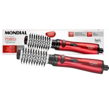 Imagem de Escova Secadora Rotativa Mondial ER11 Red Infinity Keratin 3 em 1 1000