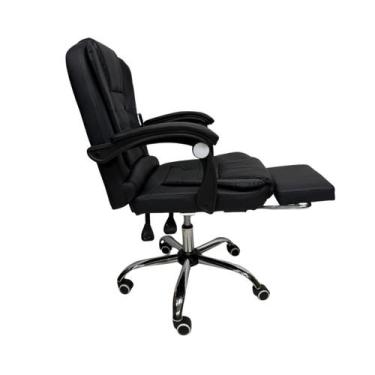 Imagem de Cadeira Escritório Presidente Executiva Luxo com Massageador e Descans