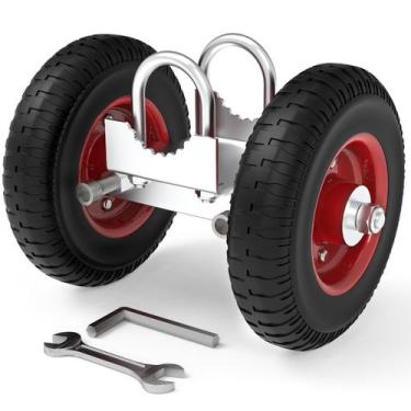Imagem de Rolling Gate Wheels Blütezeit Heavy Duty de 8 polegadas com parafusos 