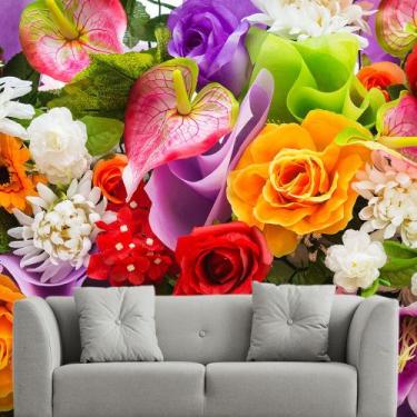 Imagem de Papel de Parede Flor Floral Campo Natureza Sala Painel - 234pcm - Allo