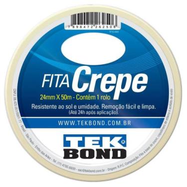Imagem de Fita Crepe Tekbond 24mm x 50m