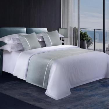 Imagem de HSTANGKY Lençóis de cama de corredor de cama modernos mantas de cama para quarto toalha de cama cobertor simples proteção cachecol decoração de casa para gêmeos queen king tamanho cinza.||Apenas 1